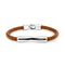 Sterling Silver Plated Ser Natural Brown Bracelet PUL2462CAMMTLUNOde50PUL2462CAMMTL0L