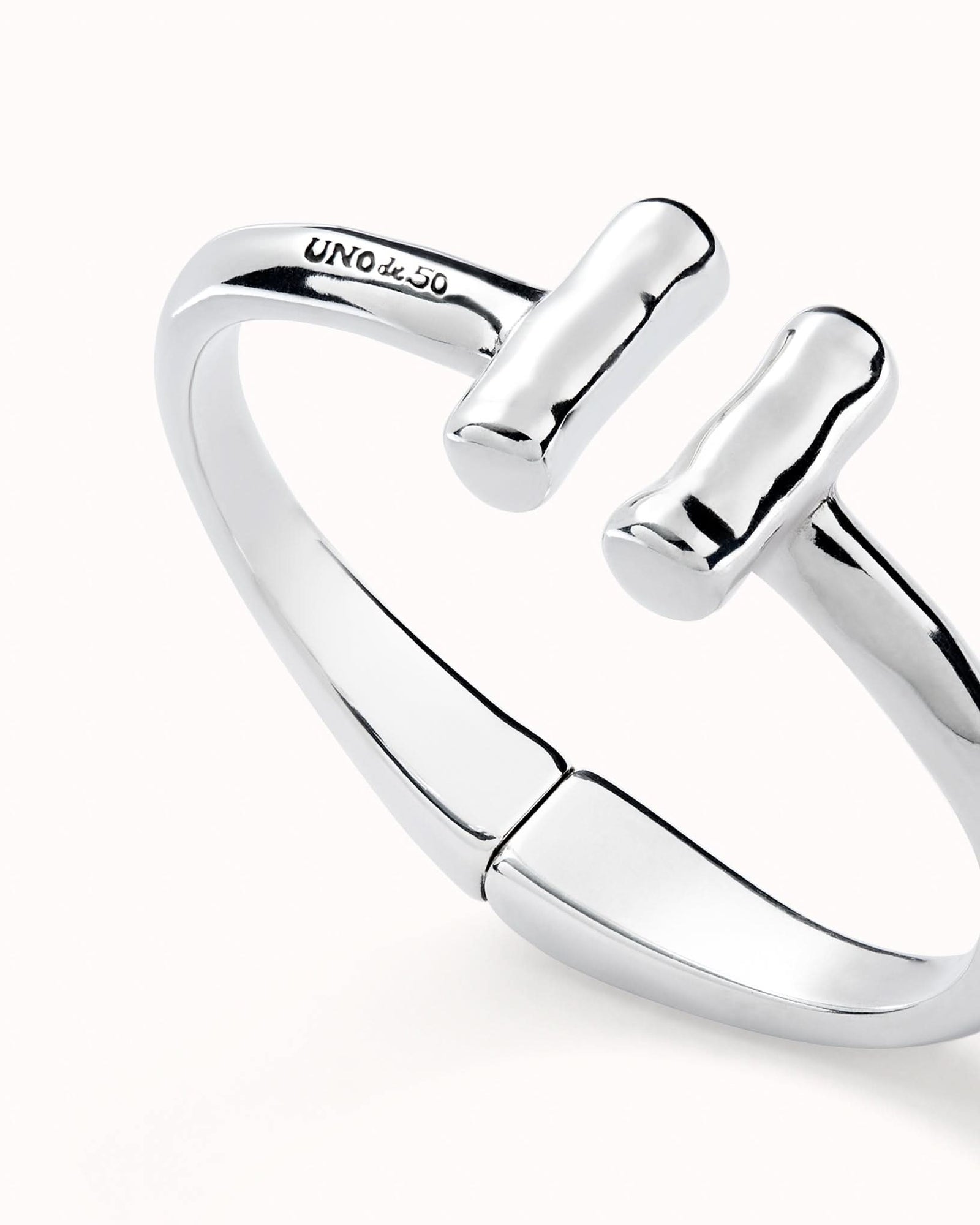 Sterling Silver Plated Ser Natural Silver Bangle PUL2443MTL0000UNOde50PUL2443MTL0000L
