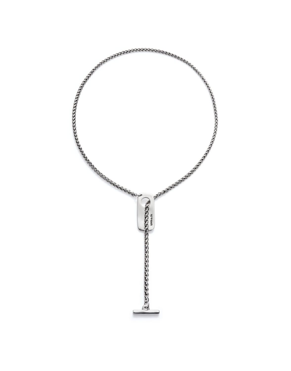 Sterling Silver Plated Ser Natural Silver Chain COL1943MTL0000UUNOde50COL1943MTL0000U