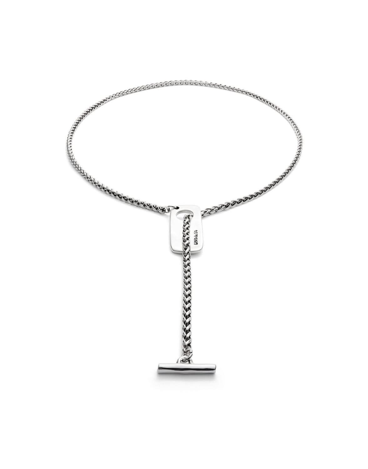 Sterling Silver Plated Ser Natural Silver Chain COL1943MTL0000UUNOde50COL1943MTL0000U