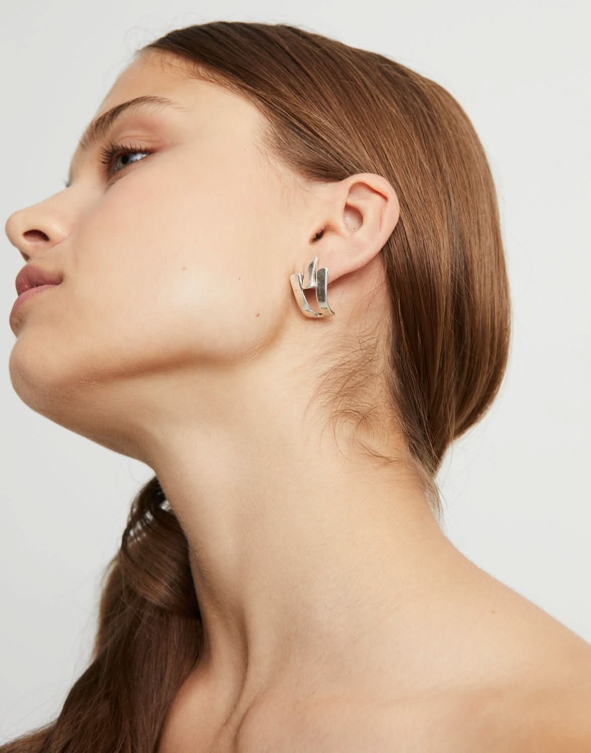 Sterling Silver Plated Ser Original Silver Earrings PEN0979MTL0000UUNOde50PEN0979MTL0000U