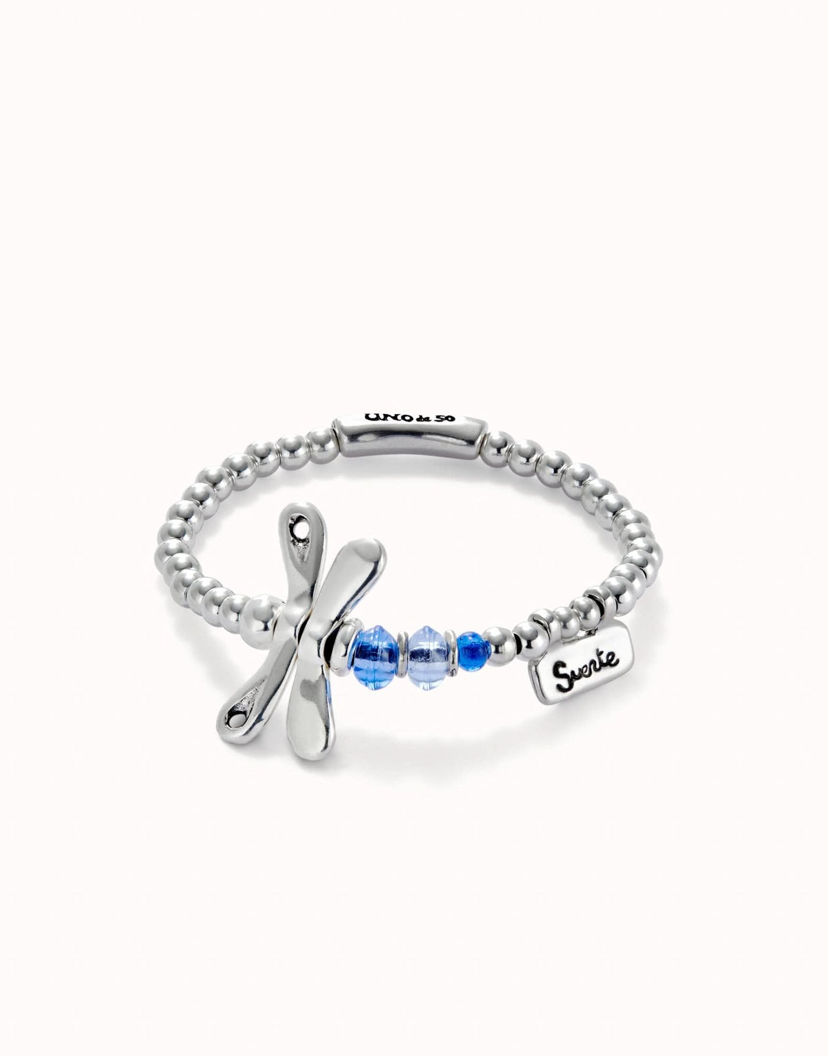 Sterling Silver Plated Ser Rebelde Blue Bracelet PUL2475AZUMTL0UNOde50PUL2475AZUMTL0L