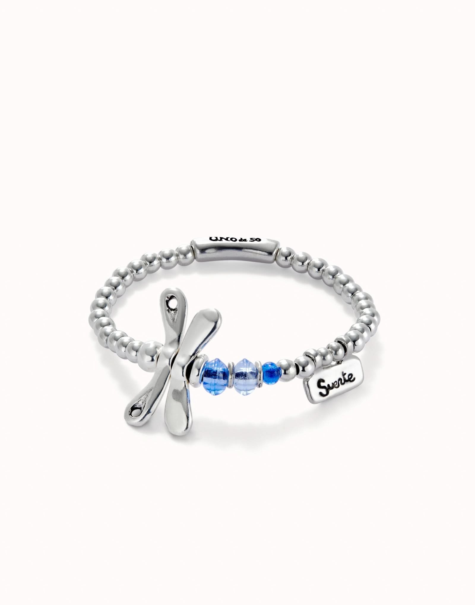 Sterling Silver Plated Ser Rebelde Blue Bracelet PUL2475AZUMTL0UNOde50PUL2475AZUMTL0L