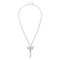Sterling Silver Plated Ser Rebelde Green Necklace COL1963VRDMTL0UUNOde50COL1963VRDMTL0U
