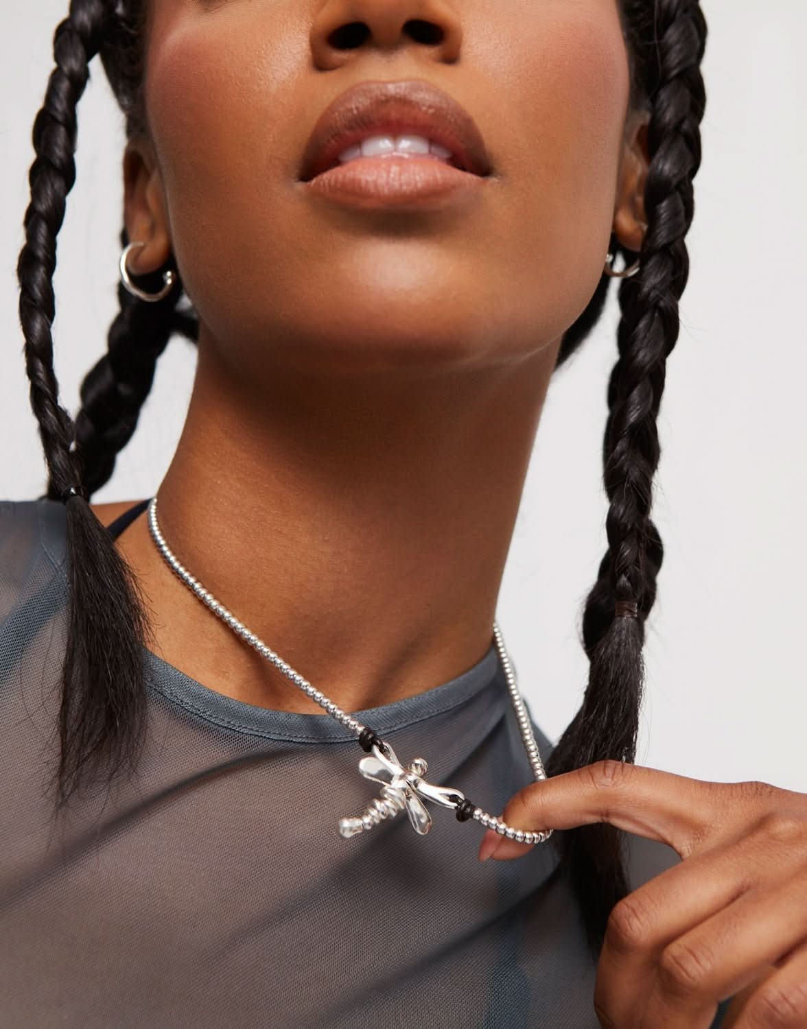 Sterling Silver Plated Ser Rebelde Silver Necklace COL1960MTL0000UUNOde50COL1960MTL0000U