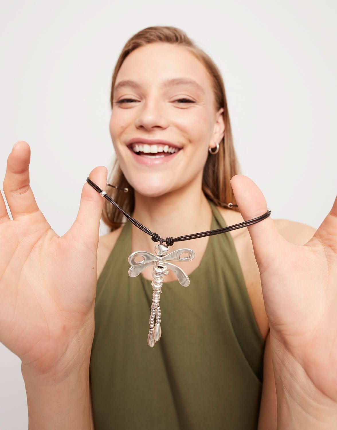 Sterling Silver Plated Ser Rebelde Silver Necklace COL1962MARMTL0UUNOde50COL1962MARMTL0U