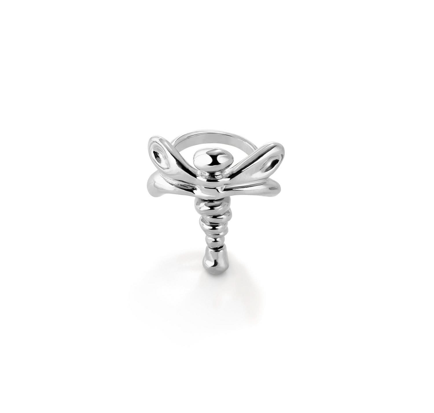 Sterling Silver Plated Ser Rebelde Silver Ring ANI0820MTL000UNOde50ANI0820MTL00012