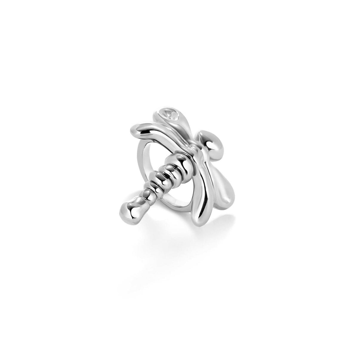 Sterling Silver Plated Ser Rebelde Silver Ring ANI0820MTL000UNOde50ANI0820MTL00012