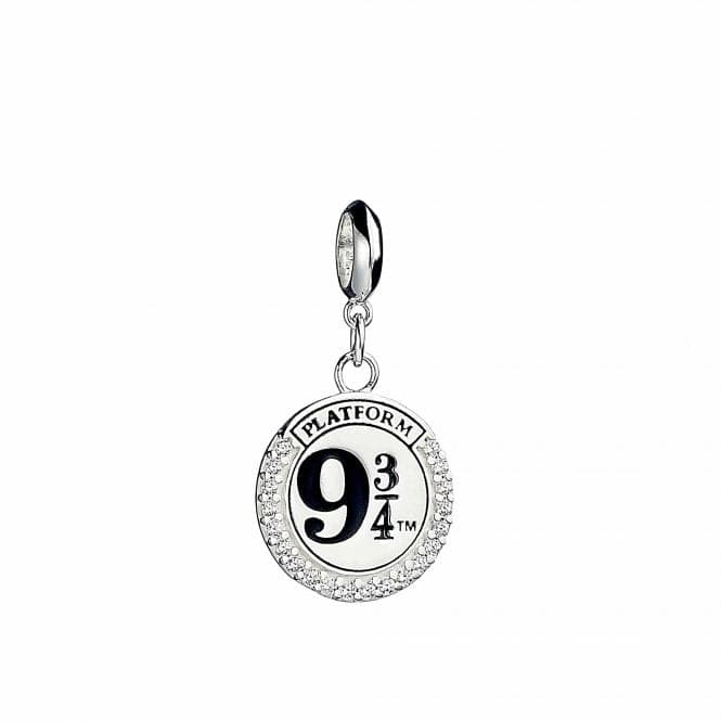 Sterling Silver Platform 9 3/4 Clip Charm with Crystal ElementsHarry PotterBHPSC011