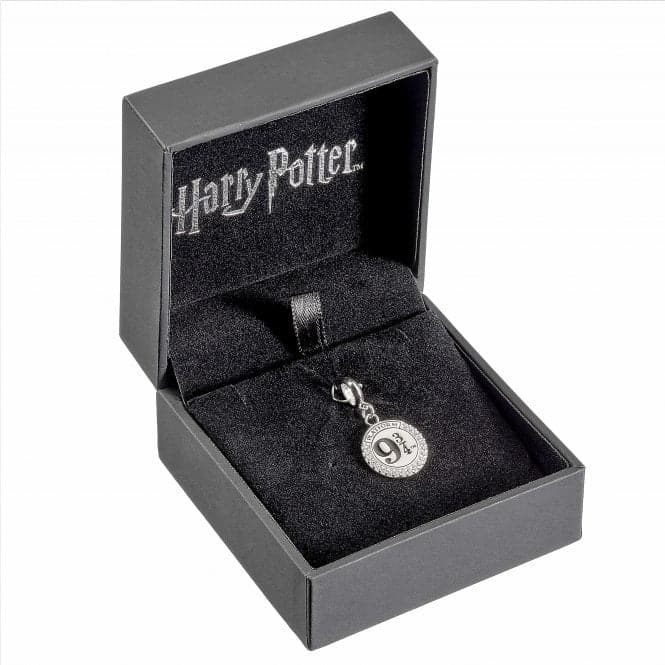 Sterling Silver Platform 9 3/4 Slider Charm with Crystal ElementsHarry PotterBHPSC011 - SC