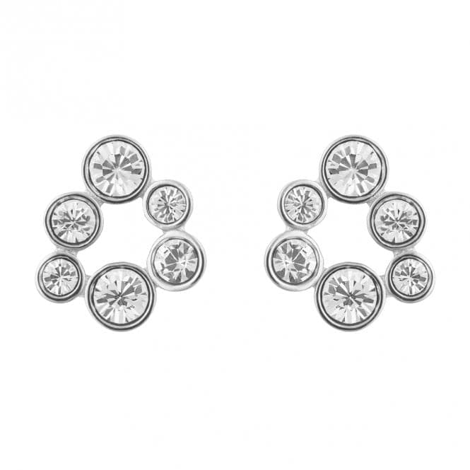 Sterling Silver Platinum Earrings E6372CFiorelli SilverE6372C