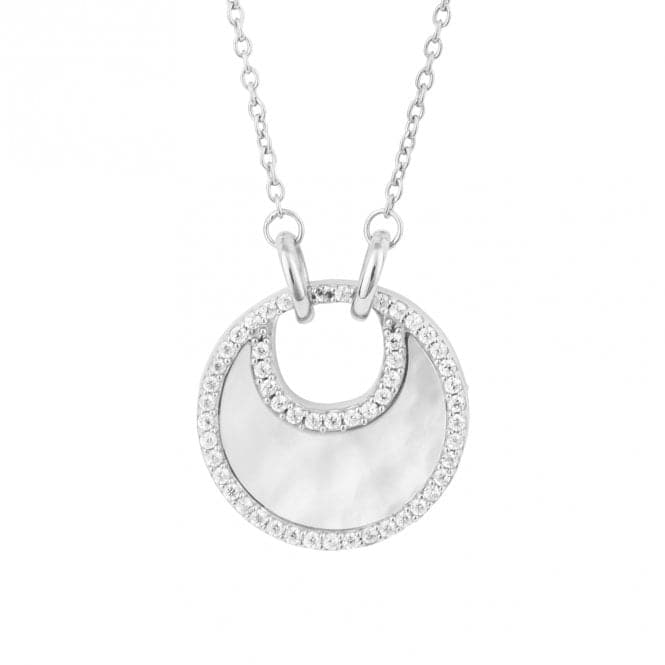 Sterling Silver Platinum Necklace N4571WFiorelli SilverN4571W