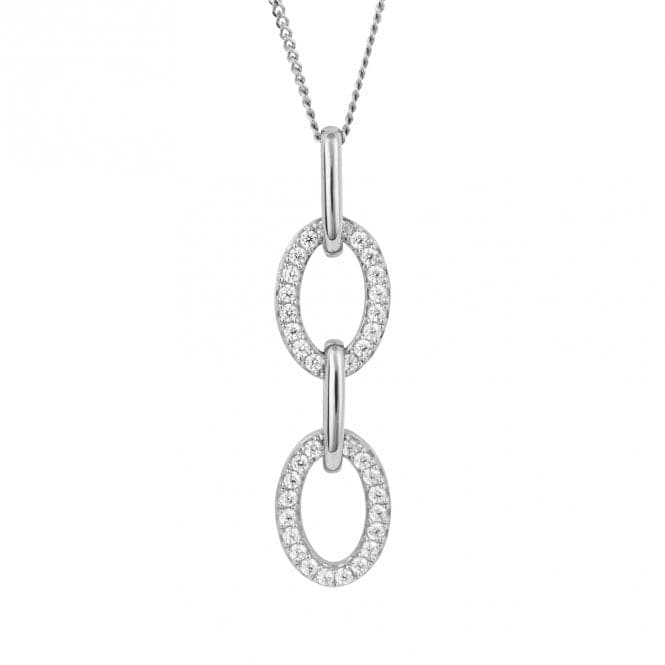 Sterling Silver Platinum Pendant P5314CFiorelli SilverP5314C