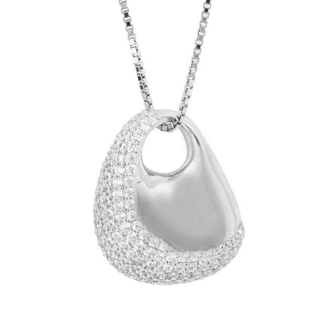 Sterling Silver Platinum Pendant P5318CFiorelli SilverP5318C