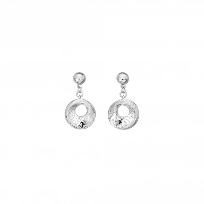 Sterling Silver Quest Circle Drop Earrings DE649Hot DiamondsDE649