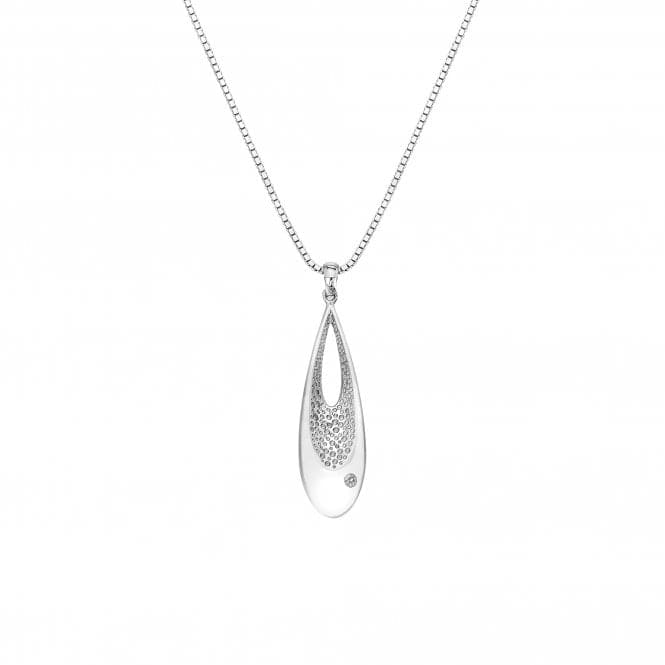 Sterling Silver Quest Teardrop Pendant DP785Hot DiamondsDP785