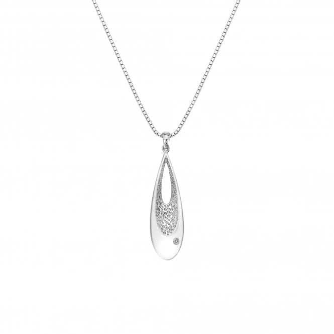 Sterling Silver Quest Teardrop Pendant DP785Hot DiamondsDP785
