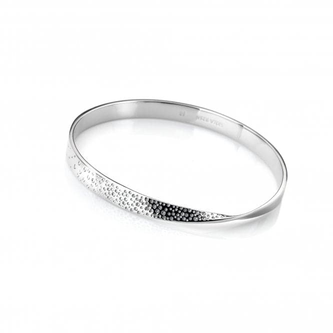 Sterling Silver Quest Twist Bangle DC168Hot DiamondsDC168