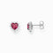 Sterling Silver Red Heart Romance Ear Studs H2315 - 013 - 10Thomas Sabo Sterling SilverH2315 - 013 - 10