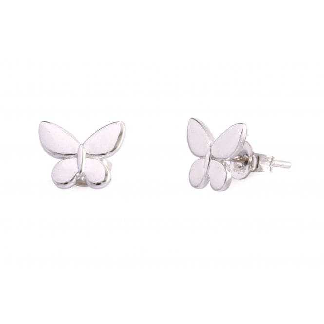Sterling Silver Rhodium Plated Butterfly Earrings ERLE002Ellie Rose LondonERLE002