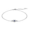 Sterling Silver Rhodium Plated Evil Eye Bracelet ERLB014Ellie Rose LondonERLB014