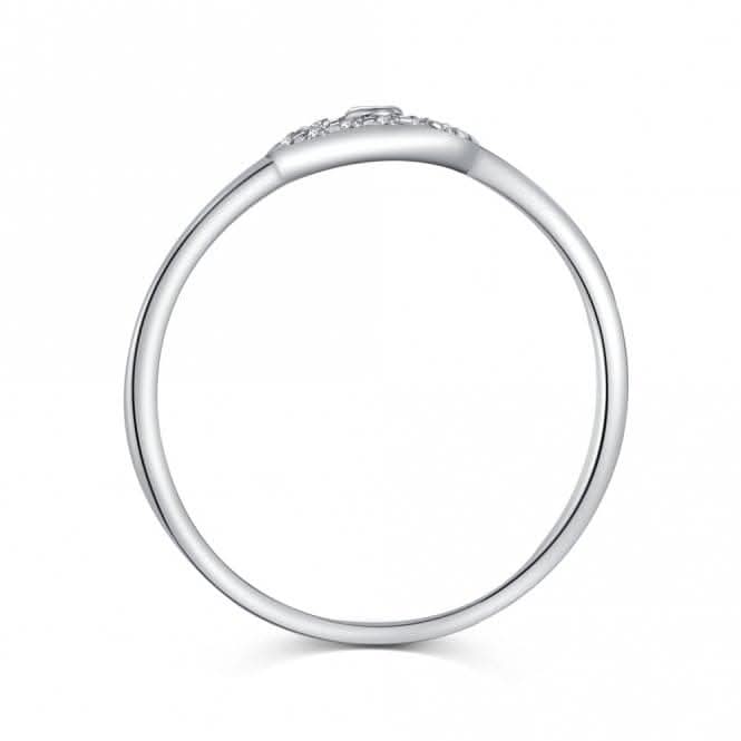 Sterling Silver Rhodium Plated Evil Eye Ring ERLR011Ellie Rose LondonERLR011 - 52