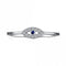 Sterling Silver Rhodium Plated Evil Eye Ring ERLR011Ellie Rose LondonERLR011 - 52