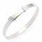 Sterling Silver Rhodium Plated Heart Baby Bangle ERLB022Ellie Rose LondonERLB022