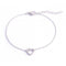 Sterling Silver Rhodium Plated Heart Bracelet ERLB005Ellie Rose LondonERLB005