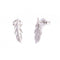 Sterling Silver Rhodium Plated Leaf Earrings ERLE001Ellie Rose LondonERLE001
