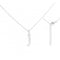 Sterling Silver Rhodium Plated Letter J Necklace ERLN004 - JEllie Rose LondonERLN004 - J
