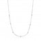 Sterling Silver Rhodium Plated Modern Beaded Necklace N002 - 03HAnia HaieN002 - 03H