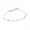 Sterling Silver Rhodium Plated Modern Drop Balls Bracelet B002 - 03HAnia HaieB002 - 03H