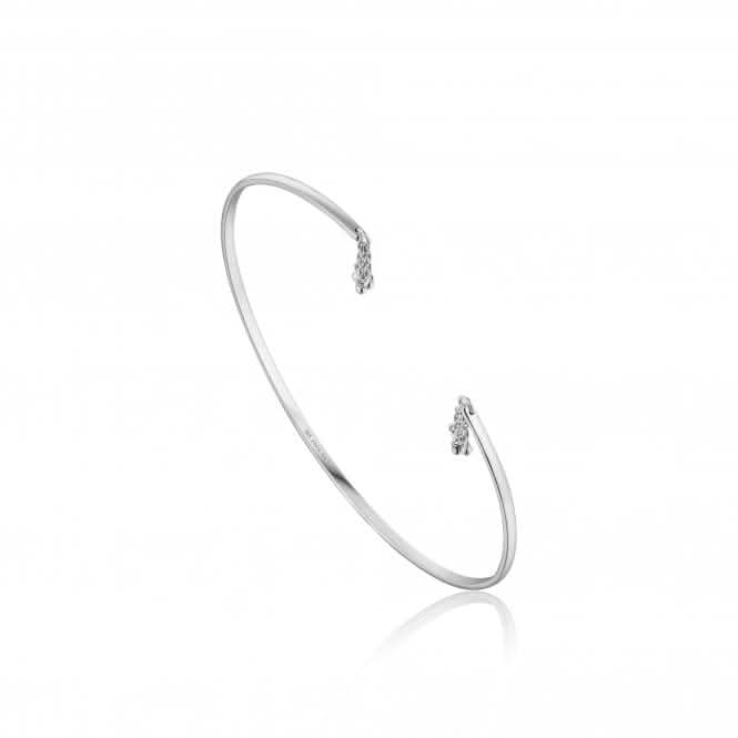 Sterling Silver Rhodium Plated Tassel Drop Bangle B013 - 01HAnia HaieB013 - 01H
