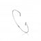 Sterling Silver Rhodium Plated Tassel Drop Bangle B013 - 01HAnia HaieB013 - 01H