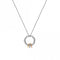 Sterling Silver Rose Gold & Gold Plated Trio Barrel Pendant DP883Hot DiamondsDP883