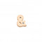 Sterling Silver Rose Gold Plated Ampersand Icon Pendant DP828Hot DiamondsDP828