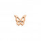 Sterling Silver Rose Gold Plated Butterfly Icon Pendant DP824Hot DiamondsDP824