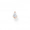 Sterling Silver Rose Gold Plated Ice Crystal Single Earring H2259 - 416 - 14Thomas Sabo Charm Club CharmingH2259 - 416 - 14
