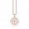 Sterling Silver Rose Gold Plated Tree Of Love Necklace KE2148 - 416 - 14 - L45VThomas Sabo Sterling SilverKE2148 - 416 - 14