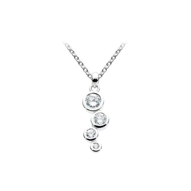 Sterling Silver Scattered Round Cubic Zirconia Pendant 98427CZDew98427CZ