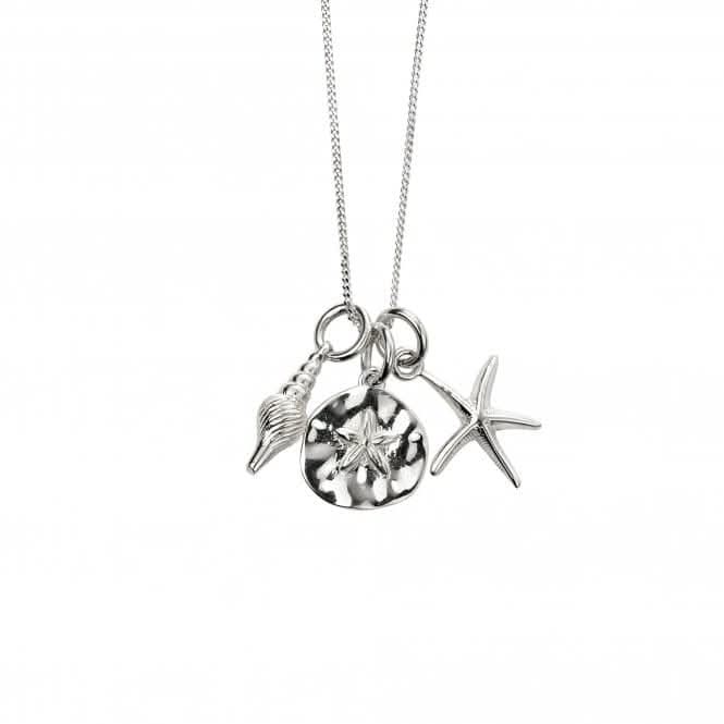 Sterling Silver Set Small Conch Sand Dollar Small Starfish Charm Kit P4885BeginningsP4885