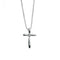 Sterling Silver Shaped Cross Pendant P3572D for DiamondP3572