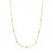 Sterling Silver Shiny Gold Plated Modern Beaded Necklace N002 - 03GAnia HaieN002 - 03G