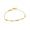 Sterling Silver Shiny Gold Plated Opal Colour Bracelet B014 - 02GAnia HaieB014 - 02G