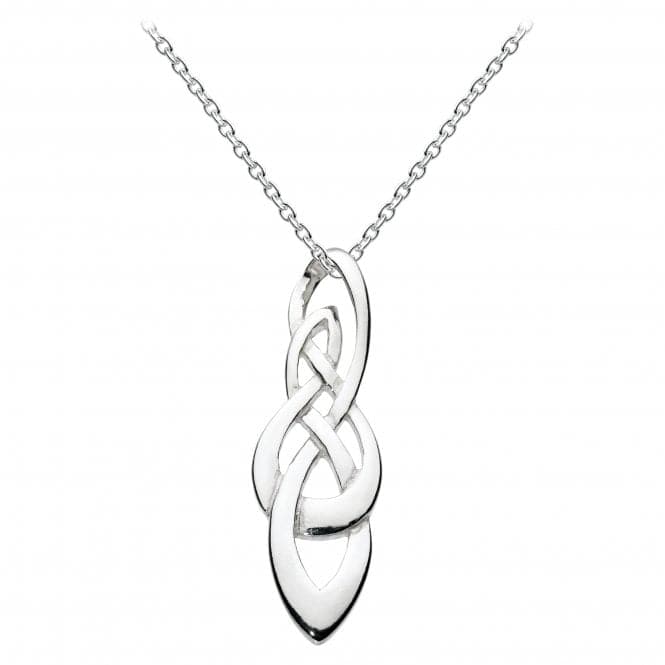 Sterling Silver Shona Celtic Plain Knot Pendant 9277HPDew9277HP