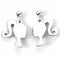Sterling Silver Silhouette Stud Earrings BMSE0024BarbieBMSE0024