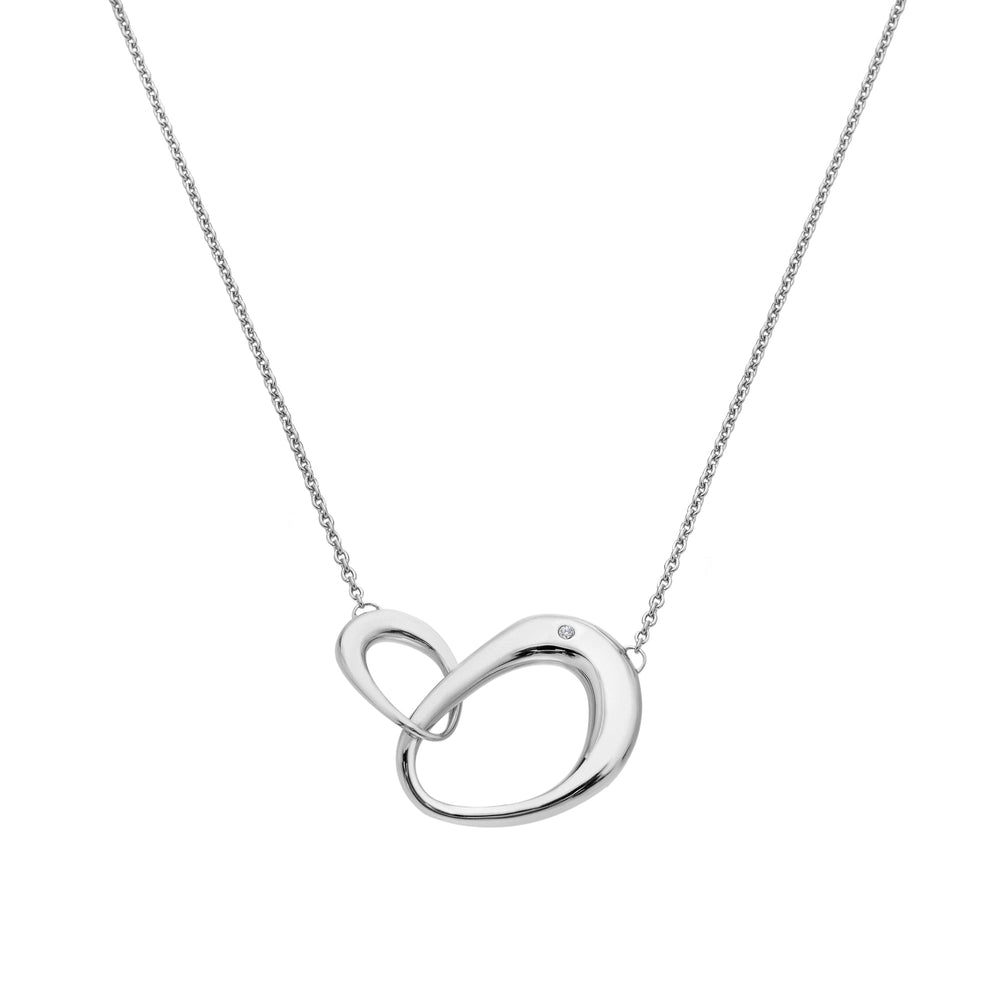 Sterling Silver Sleek Necklace Necklace DN211Hot DiamondsDN211