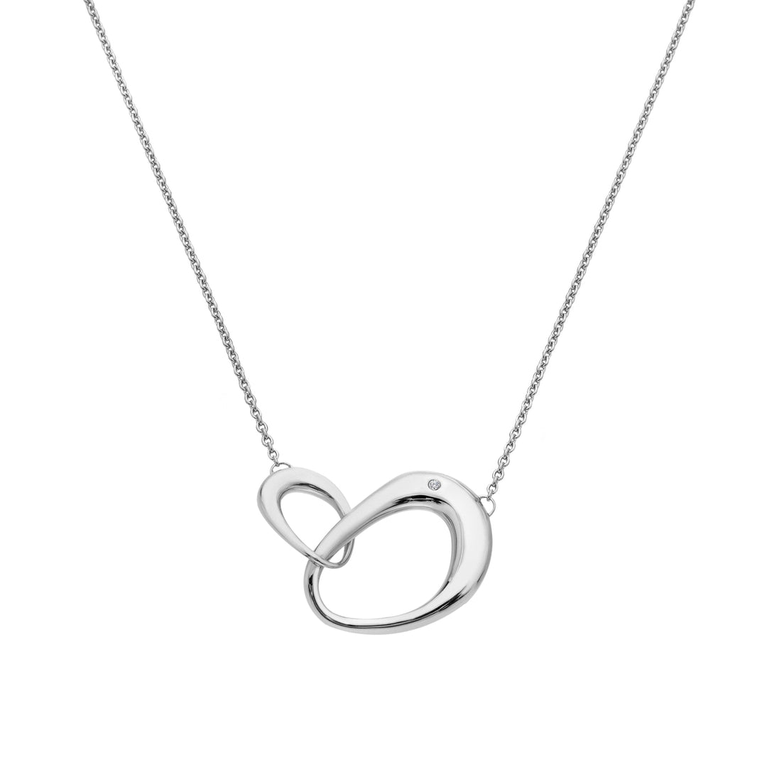 Sterling Silver Sleek Necklace Necklace DN211Hot DiamondsDN211