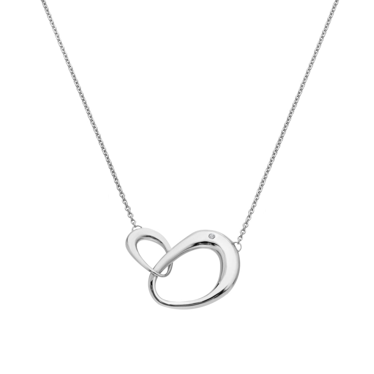 Sterling Silver Sleek Necklace Necklace DN211Hot DiamondsDN211